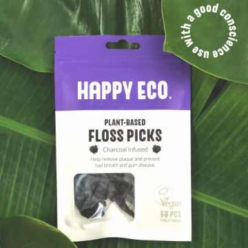 Natural Dental Floss Picks - Eco-Friendly Flossers for All Ages