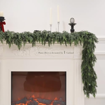 Shop 9FT Real Touch Cedar Garland for Christmas Decor