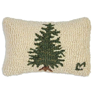 Chandler Little Tree Artist-Designed Hand-Hooked Wool Pillow