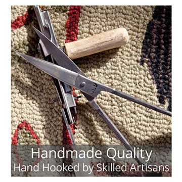 Chandler Little Tree Artist-Designed Hand-Hooked Wool Pillow