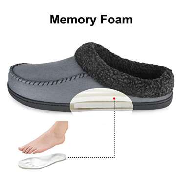 Comfortable Men's Memory Foam Suede Slippers – ULTRAIDEAS