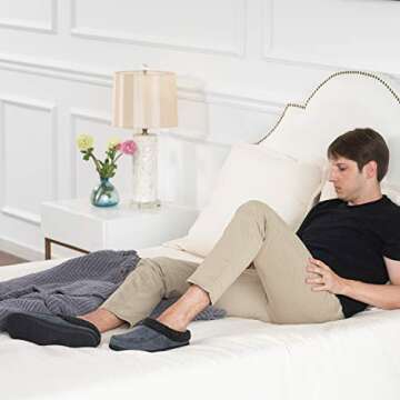 Comfortable Men's Memory Foam Suede Slippers – ULTRAIDEAS