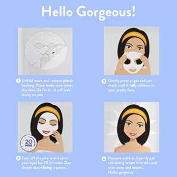 MISS SPA Bee Venom Face Masks for Anti-Aging Beauty