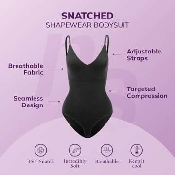 HeyShape Snatched Bodysuit for Women - Tummy Control