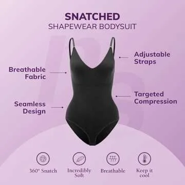 HeyShape Snatched Bodysuit for Women - Tummy Control