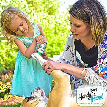 Handy Hound Dog Paw Balm - Paw Butter – Ultimate Dog Paw Protector & Dry Skin Treatment - Nourishing Paw, Nose & Dry Skin Soother - Lick-Safe Paw Balm Dogs Trust - Made in The USA - 2 oz