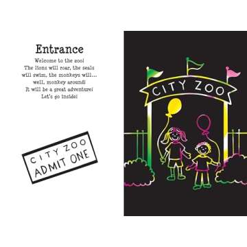 At the Zoo Scratch & Sketch (An Art Activity Book for Animal Lovers and Artists of All Ages) (Trace-Along Scratch and Sketch)