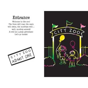 At the Zoo Scratch & Sketch (An Art Activity Book for Animal Lovers and Artists of All Ages) (Trace-Along Scratch and Sketch)