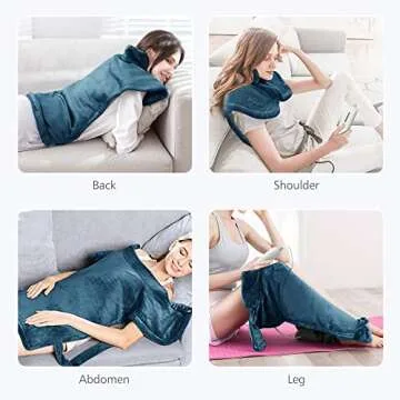 COMFIER Large Electric Heating Pad for Ultimate Comfort