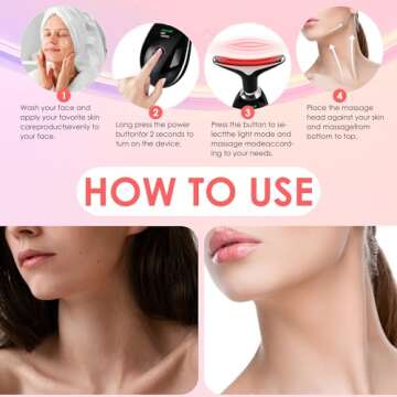 Red-Light Therapy for Face and Neck 7 Colors Silver
