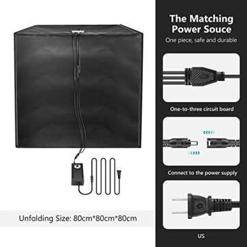 Neewer Light Box: Adjustable Brightness Studio Lighting