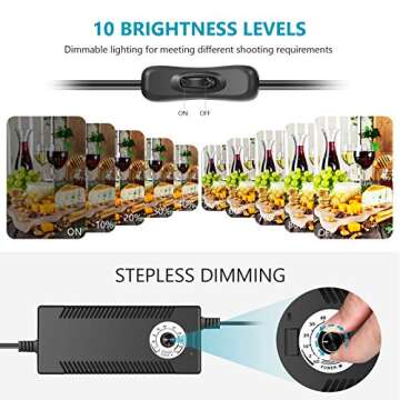 Neewer Light Box: Adjustable Brightness Studio Lighting