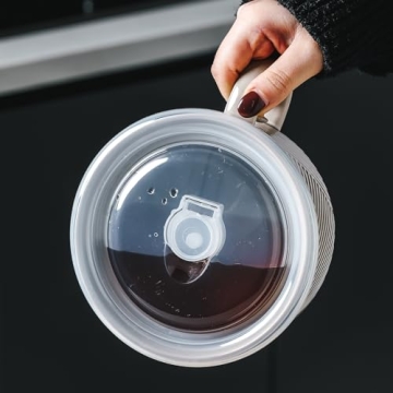 Adewnest Jumbo Soup Mug: 38 OZ Ceramic Bowl with Lid