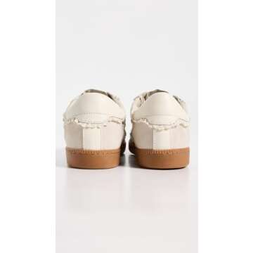 Dolce Vita Women's Notice Sneaker, Ivory, 9