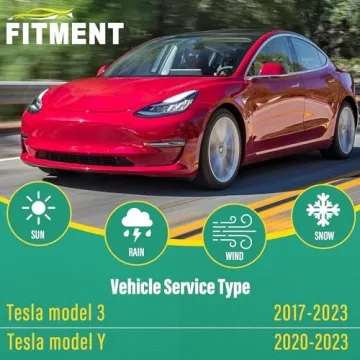 26" 19" Windshield Wiper Blades Replacement for Tesla Model Y 2020-2023  Model 3 2017-2023 Premium A...