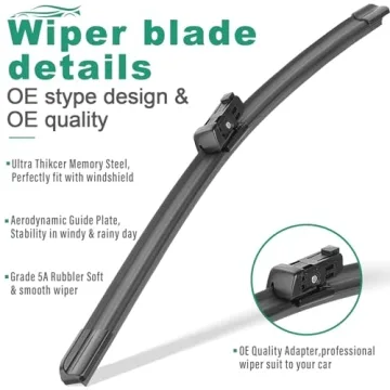 High-Quality Windshield Wiper Blades for Tesla Model Y & 3