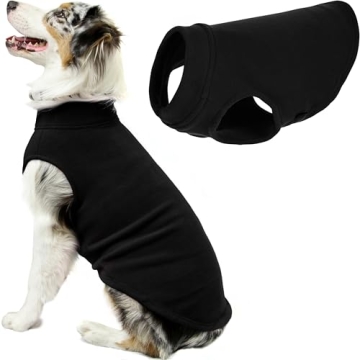 Gooby Stretch Fleece Vest Dog Sweater - Warm Pullover Fleece Dog Jacket - Winter Dog Clothes for Sma...