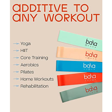 Bala Resistance Bands for All Workouts – Set of 5