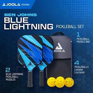 JOOLA Ben Johns Pickleball Set - High-Performance Paddles, Balls, and Bag for Any Player