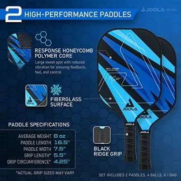 JOOLA Ben Johns Pickleball Set with Paddles and Balls
