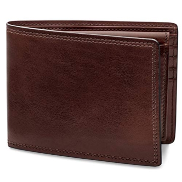 Bosca Men's Leather Wallet with Removable ID Passcase - Dolce Italian leather Wallet for Men 8 Card ...