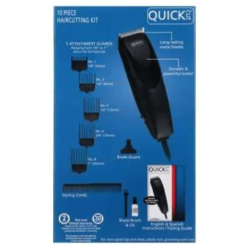 Wahl Quick Cut Haircutting Kit, 10 pc