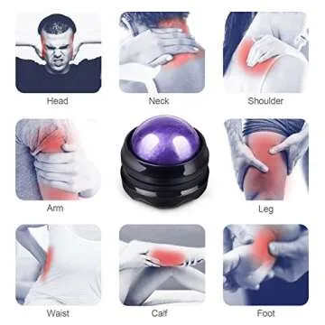 Solacium Manual Massage Roller Ball for Effective Pain Relief