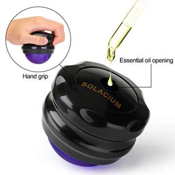 Solacium Manual Massage Roller Ball for Effective Pain Relief