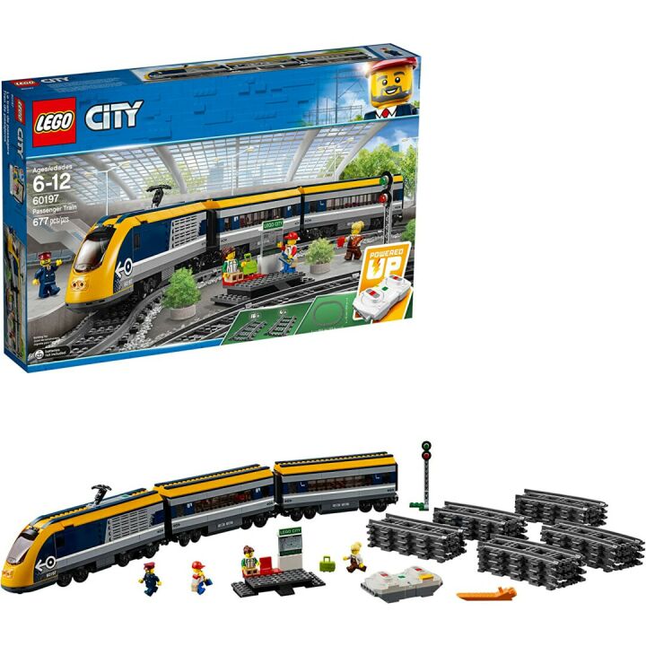 LEGO City Passenger Train 60197 - 677 Piece Kit