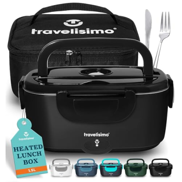 Electric Heated Lunch Box for Work & Travel