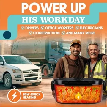 Electric Heated Lunch Box for Work & Travel