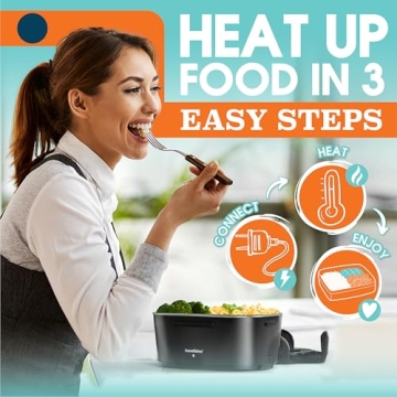Electric Heated Lunch Box for Work & Travel