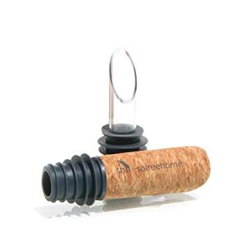 Soireehome Pourist Gourmet Glass & Cork Spouts - 2-pack