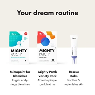 Mighty Patch Variety Pack - Effective Hydrocolloid Acne Care
