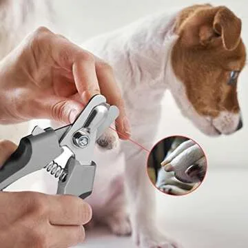 Tpotato Dog Nail Clippers,Dog Nail Trimmers for Large Breed Dog with Quick Sensor,Safari Professional Cat Nail Clipper with Safety Guard and Nail File.