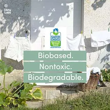 Dirty Labs | Scent Free | Bio-Liquid Laundry Detergent | 75 Loads (20 fl oz) | Hyper-Concentrated | High Efficiency & Standard Machine Washing | Nontoxic, Biodegradable | Stain & Odor Removal