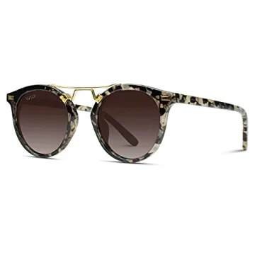 WearMe Pro Polarized Round Retro Women's Sunglasses - Fashionable & Functional
