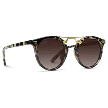 WearMe Pro Polarized Round Retro Women's Sunglasses - Fashionable & Functional