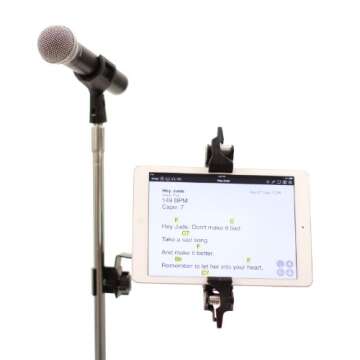 AirTurn Manos Universal Tablet Holder for Musicians and More