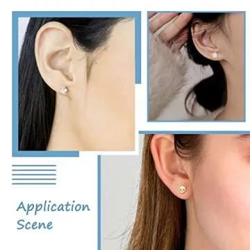 Craftdady 100pcs Stainless Steel Earrings Posts Flat Round Blank Pad Golden Earring Pin Studs Fit 3mm Rhinestone Earring Jewelry Making