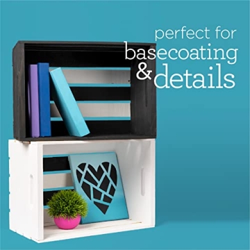 Apple Barrel Acrylic Paint Set, Black and White 16 Fl Oz