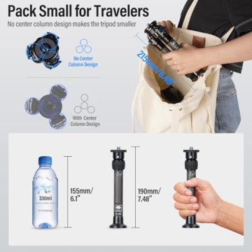 SIRUI Carbon Fiber Mini Tripod - Compact & Sturdy