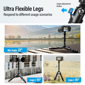 SIRUI Carbon Fiber Mini Tripod - Compact & Sturdy