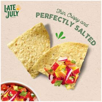 Late July Snacks Thin And Crispy Organic Tortilla Chips Sea Salt, 14.75 Oz