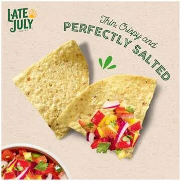 Late July Snacks Thin And Crispy Organic Tortilla Chips Sea Salt, 14.75 Oz