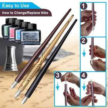 Trustela Calligraphy Set for Beginners - 3 Pens & More