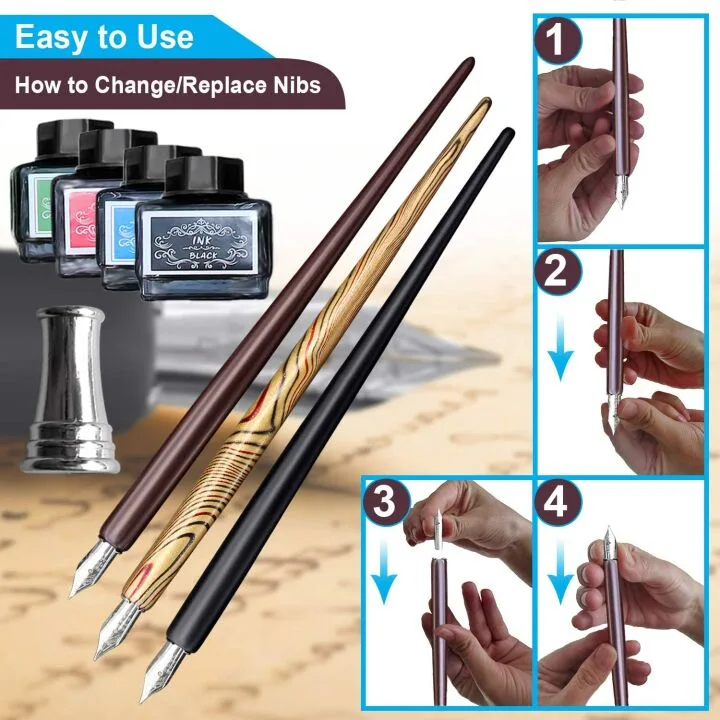 Trustela Calligraphy Set for Beginners - 3 Pens & More