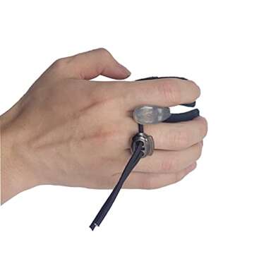 ARCOOL, 2 Pack Archery Leather Finger Tab,Hunting Fingers Protector for Shooting Practice Gear& Recu...