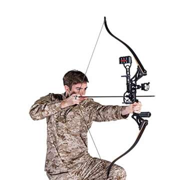 ARCOOL, 2 Pack Archery Leather Finger Tab,Hunting Fingers Protector for Shooting Practice Gear& Recurve Bow Arrow