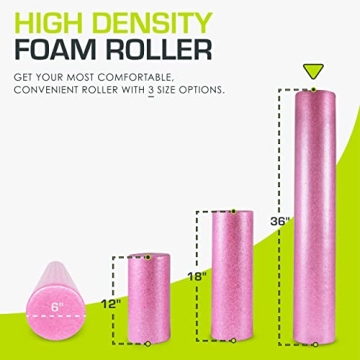 ProsourceFit High Density 36" Foam Roller for Muscle Recovery
